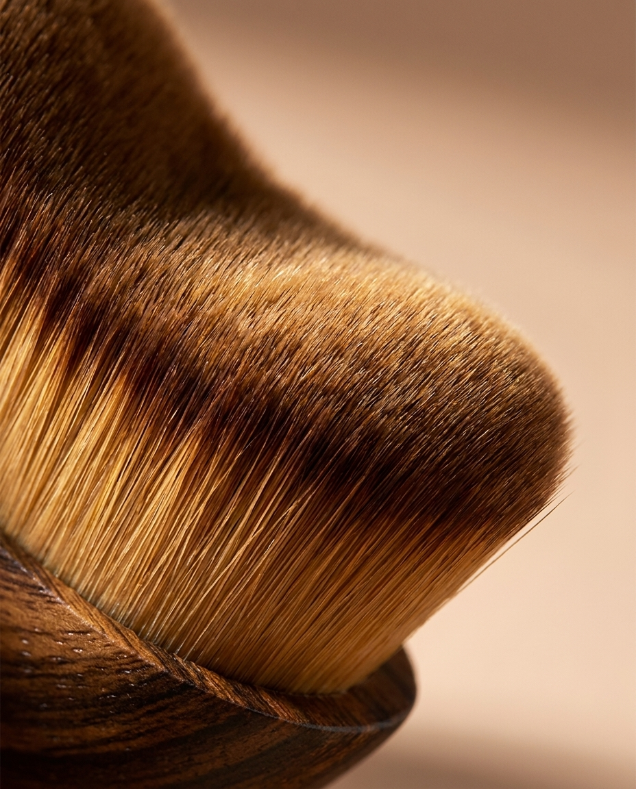 Macro delle setole plush ultra-morbide